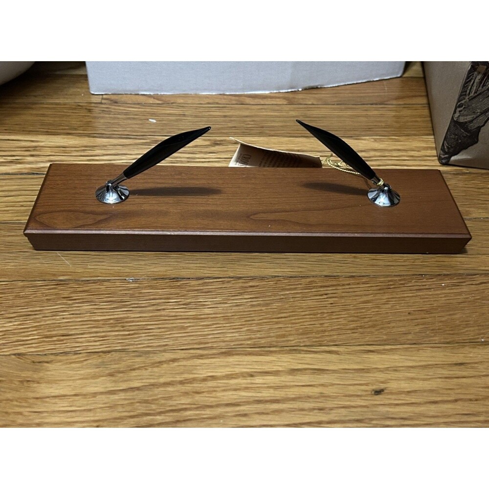 Cross 5224 Double Desk Set American Cherry pen pencil new nwt vintage